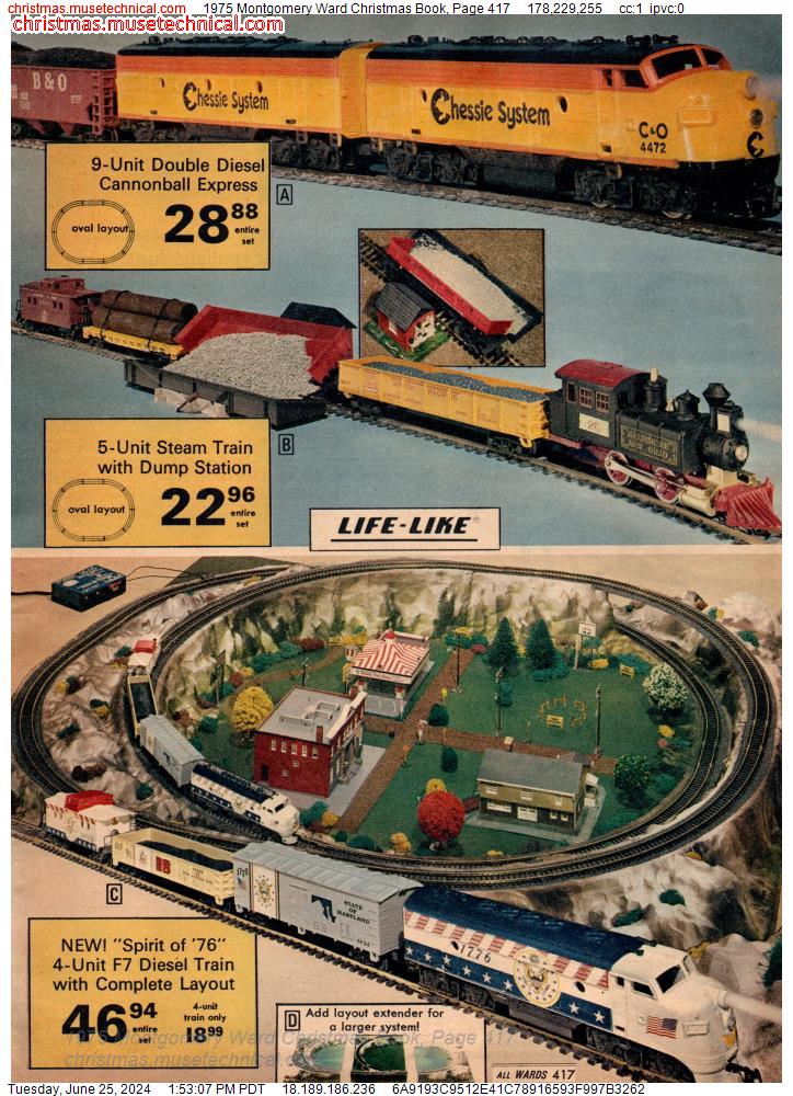 1975 Montgomery Ward Christmas Book, Page 417