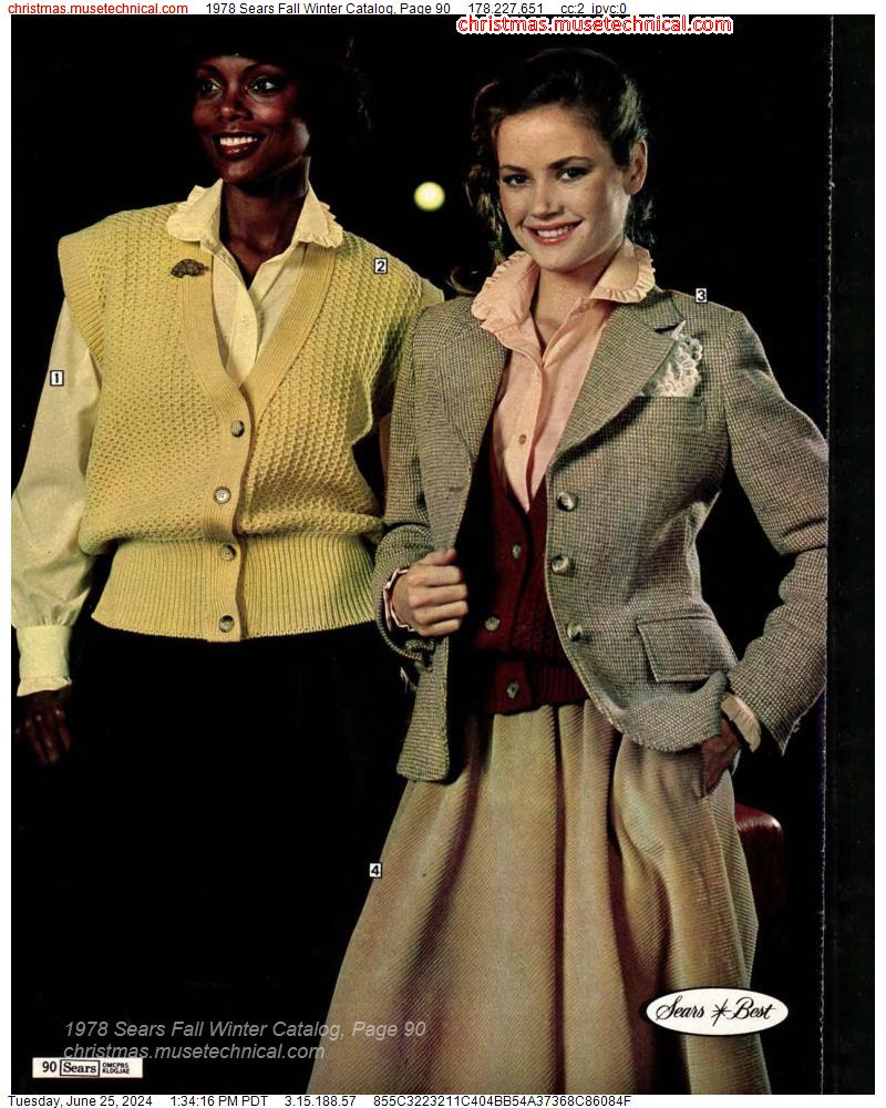 1978 Sears Fall Winter Catalog, Page 90