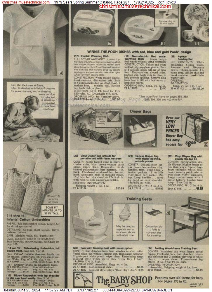 1979 Sears Spring Summer Catalog, Page 387