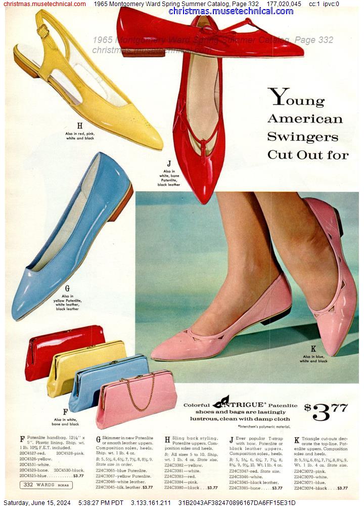 1965 Montgomery Ward Spring Summer Catalog, Page 332
