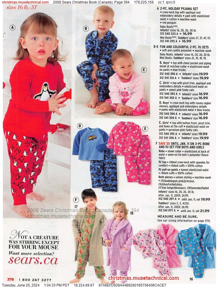 2008 Sears Christmas Book (Canada), Page 394