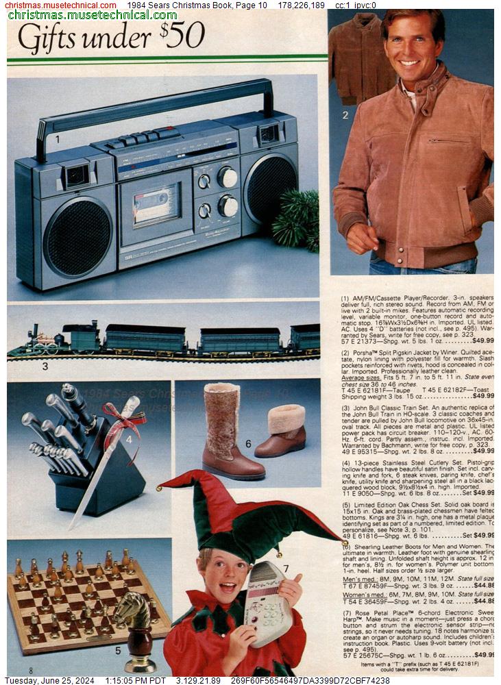 1984 Sears Christmas Book, Page 10
