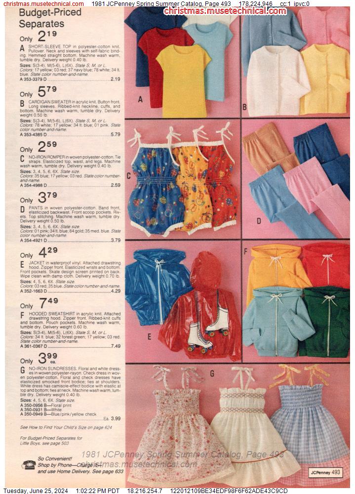 1981 JCPenney Spring Summer Catalog, Page 493