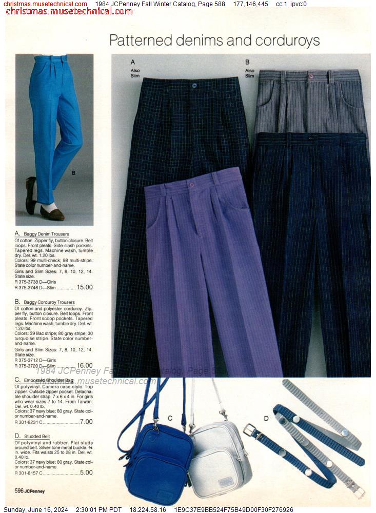 1984 JCPenney Fall Winter Catalog, Page 588