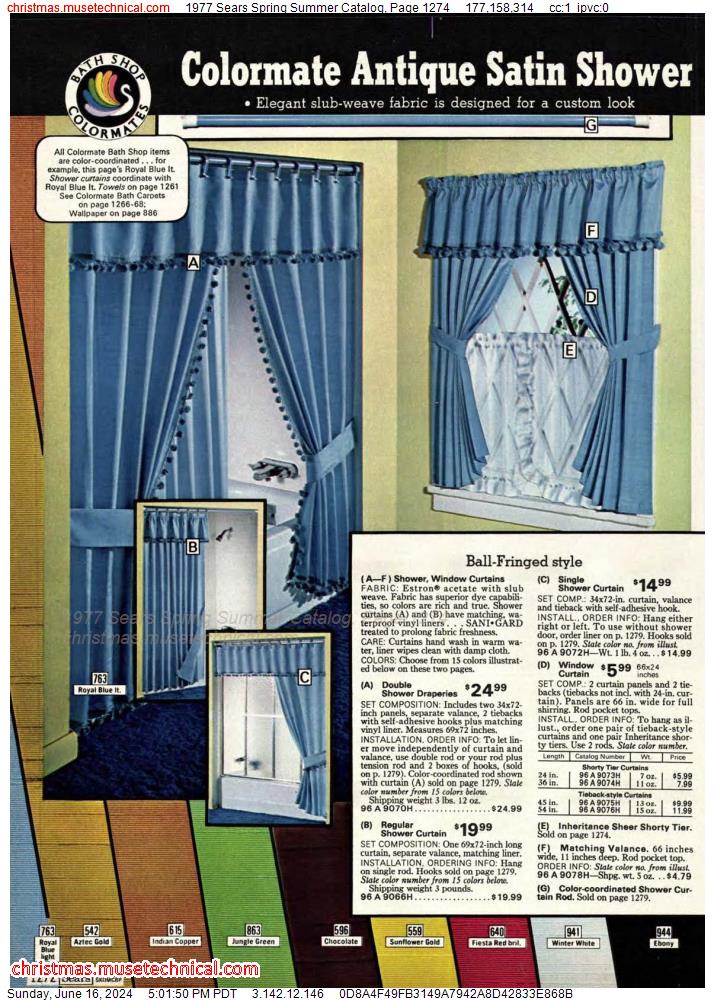 1977 Sears Spring Summer Catalog, Page 1274