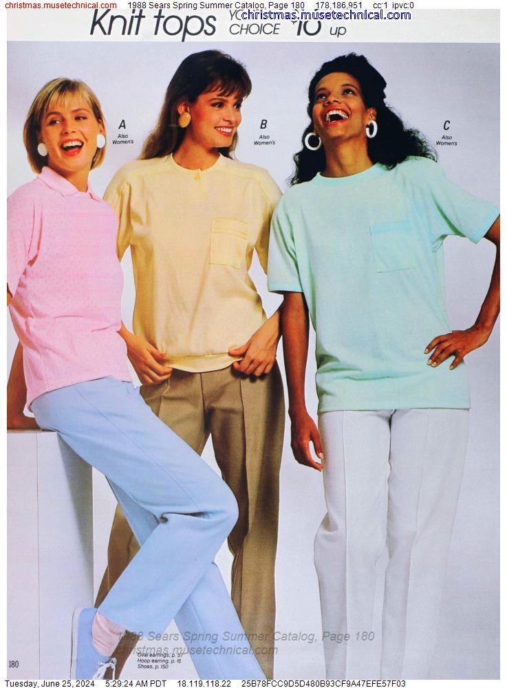 1988 Sears Spring Summer Catalog, Page 180