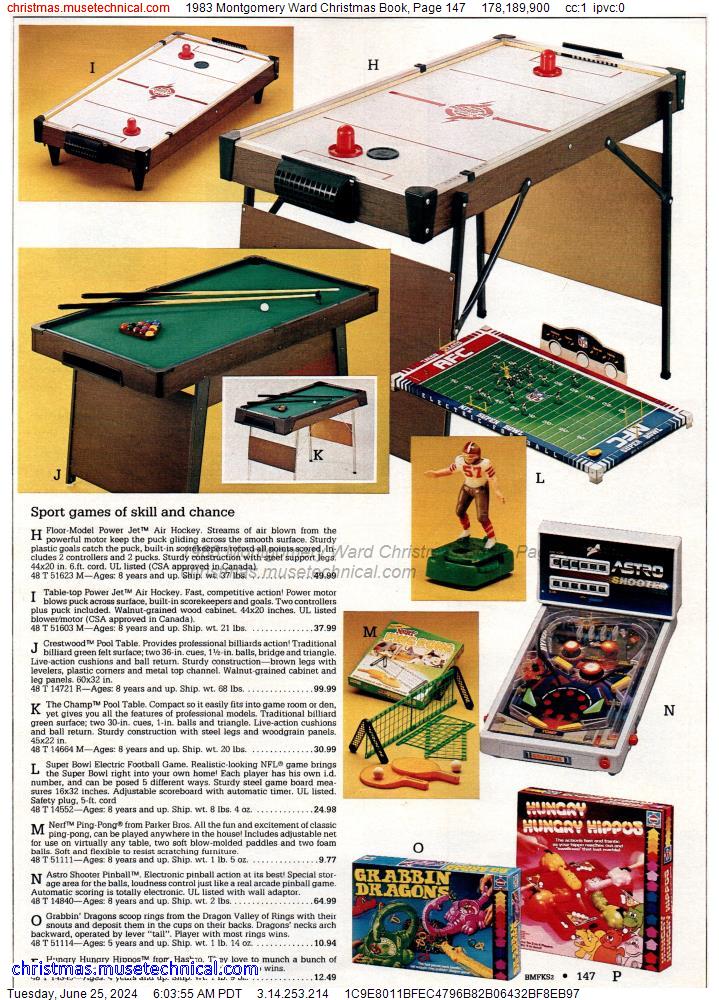 1983 Montgomery Ward Christmas Book, Page 147