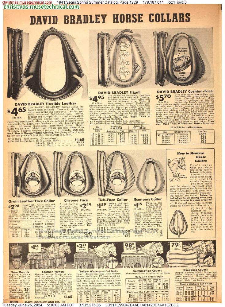 1941 Sears Spring Summer Catalog, Page 1229