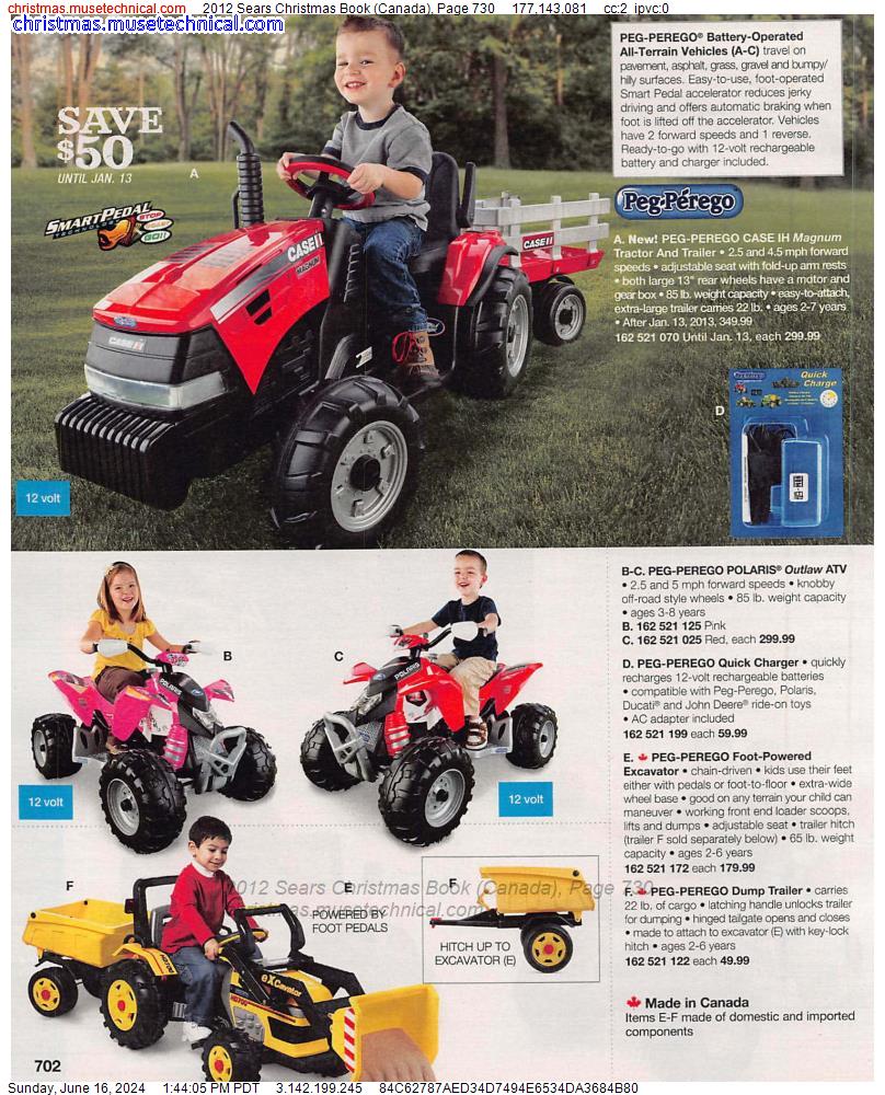 2012 Sears Christmas Book (Canada), Page 730