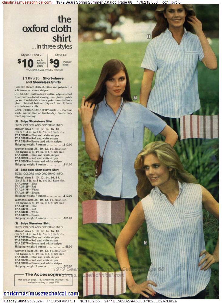 1979 Sears Spring Summer Catalog, Page 68