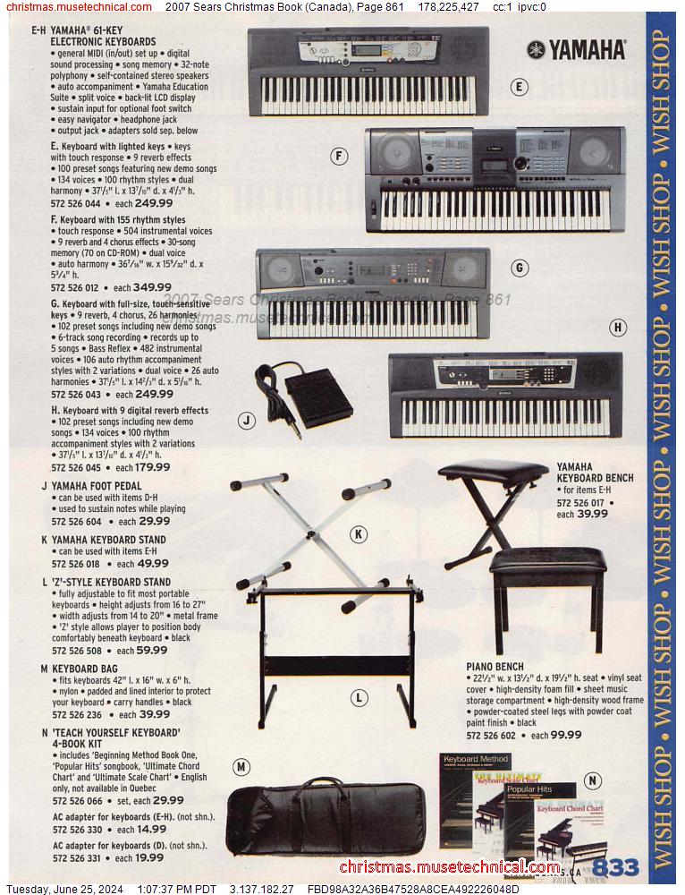 2007 Sears Christmas Book (Canada), Page 861