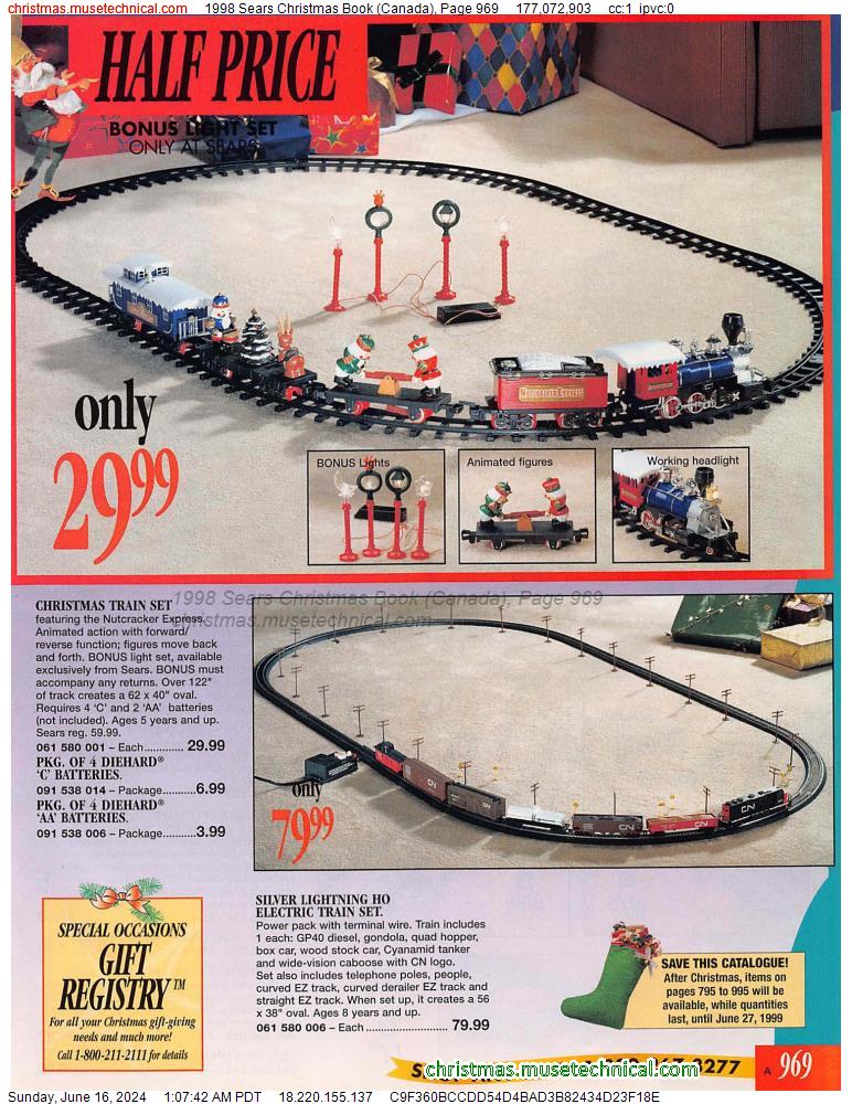 1998 Sears Christmas Book (Canada), Page 969