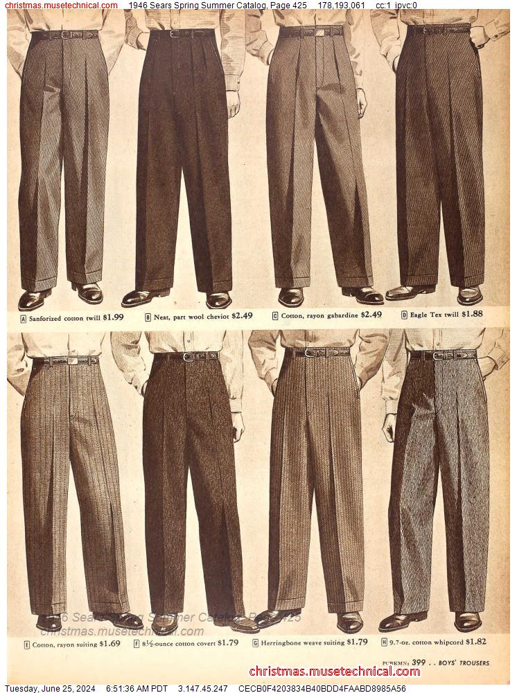 1946 Sears Spring Summer Catalog, Page 425