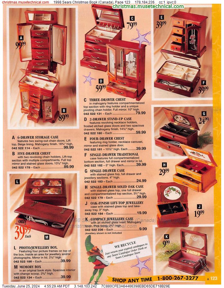 1998 Sears Christmas Book (Canada), Page 123
