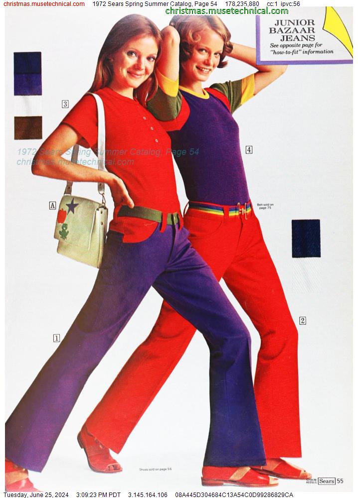 1972 Sears Spring Summer Catalog, Page 54