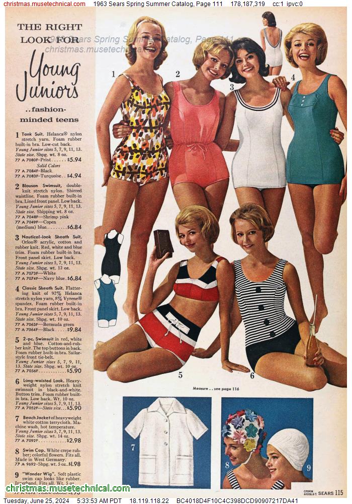 1963 Sears Spring Summer Catalog, Page 111