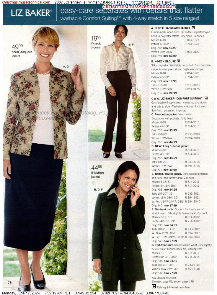 2007 JCPenney Fall Winter Catalog, Page 78