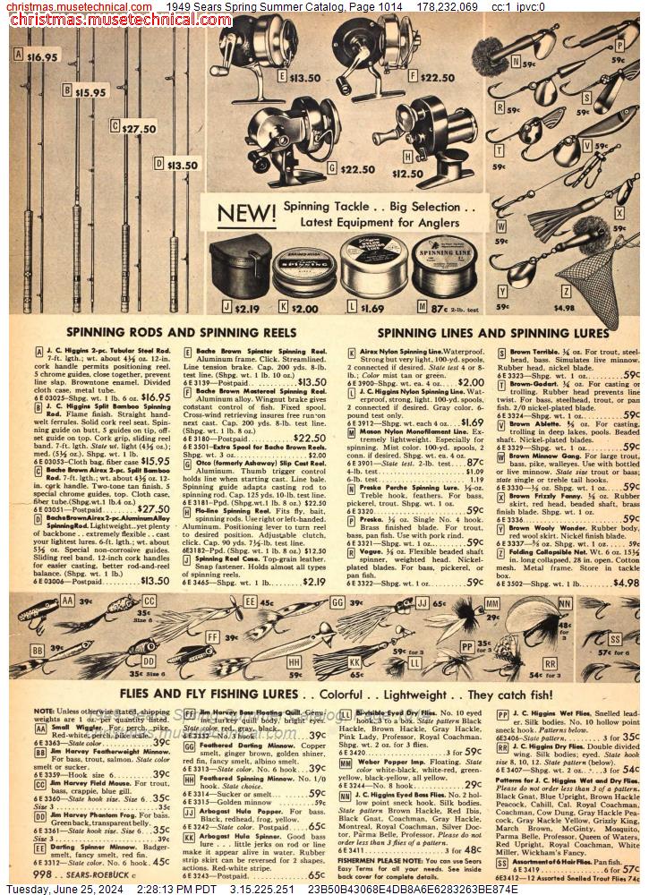 1949 Sears Spring Summer Catalog, Page 1014