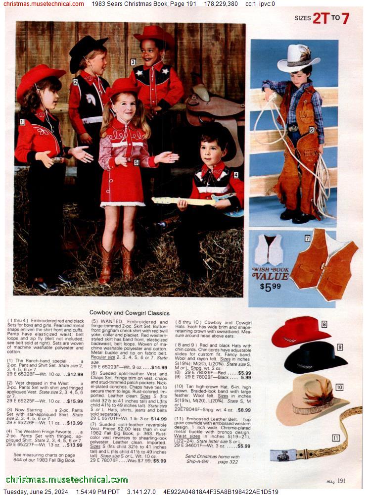 1983 Sears Christmas Book, Page 191