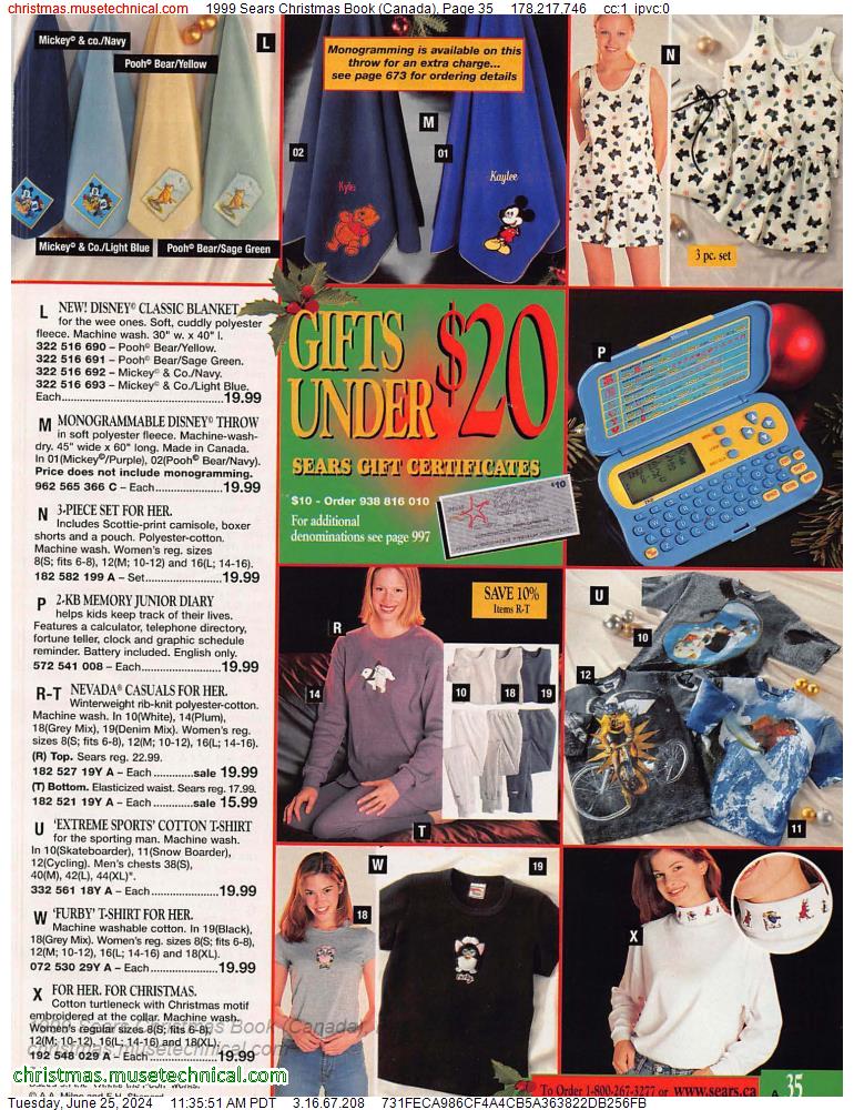 1999 Sears Christmas Book (Canada), Page 35