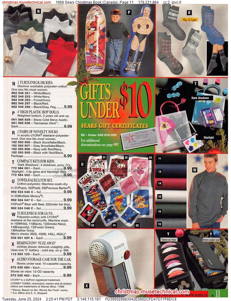 1999 Sears Christmas Book (Canada), Page 11