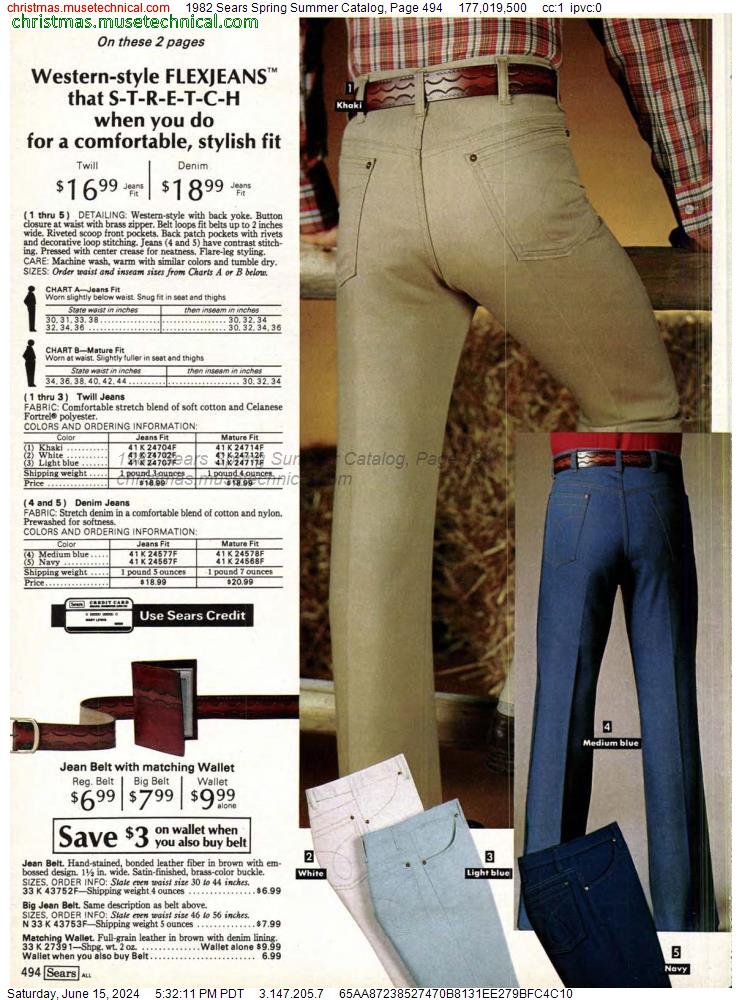 1982 Sears Spring Summer Catalog, Page 494
