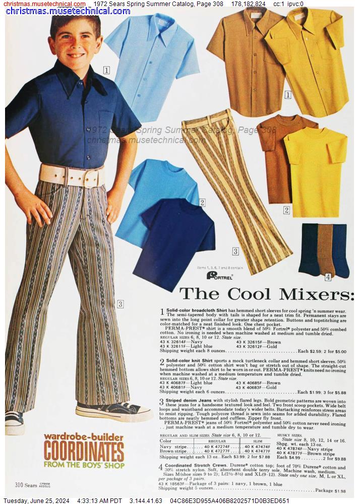 1972 Sears Spring Summer Catalog, Page 308