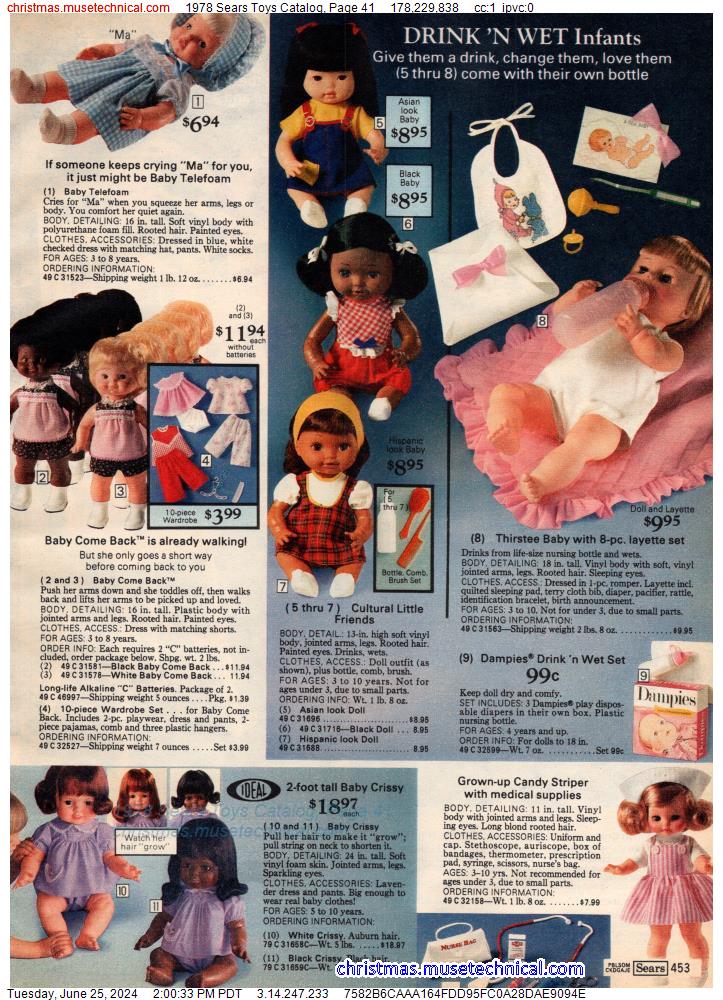 1978 Sears Toys Catalog, Page 41