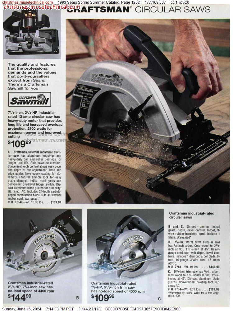 1993 Sears Spring Summer Catalog, Page 1202