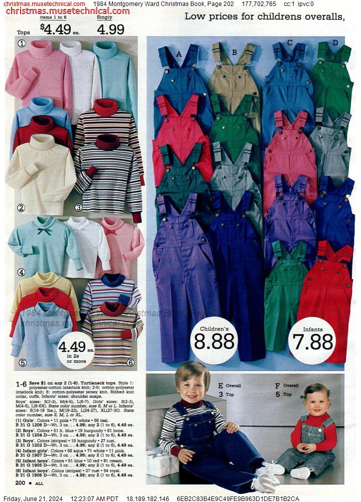 1984 Montgomery Ward Christmas Book, Page 202