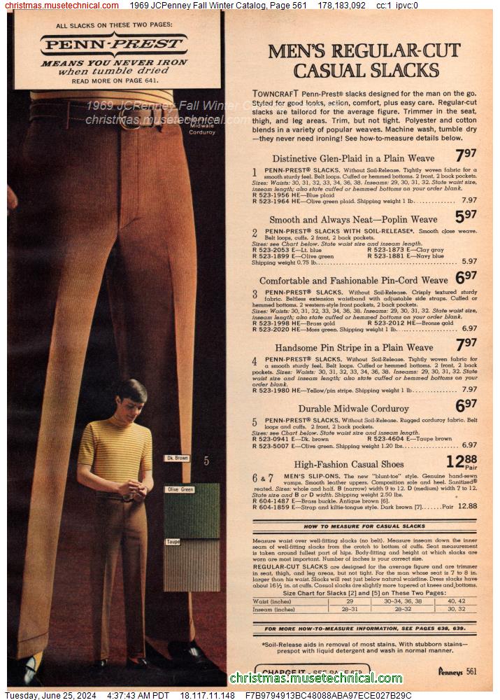 1969 JCPenney Fall Winter Catalog, Page 561