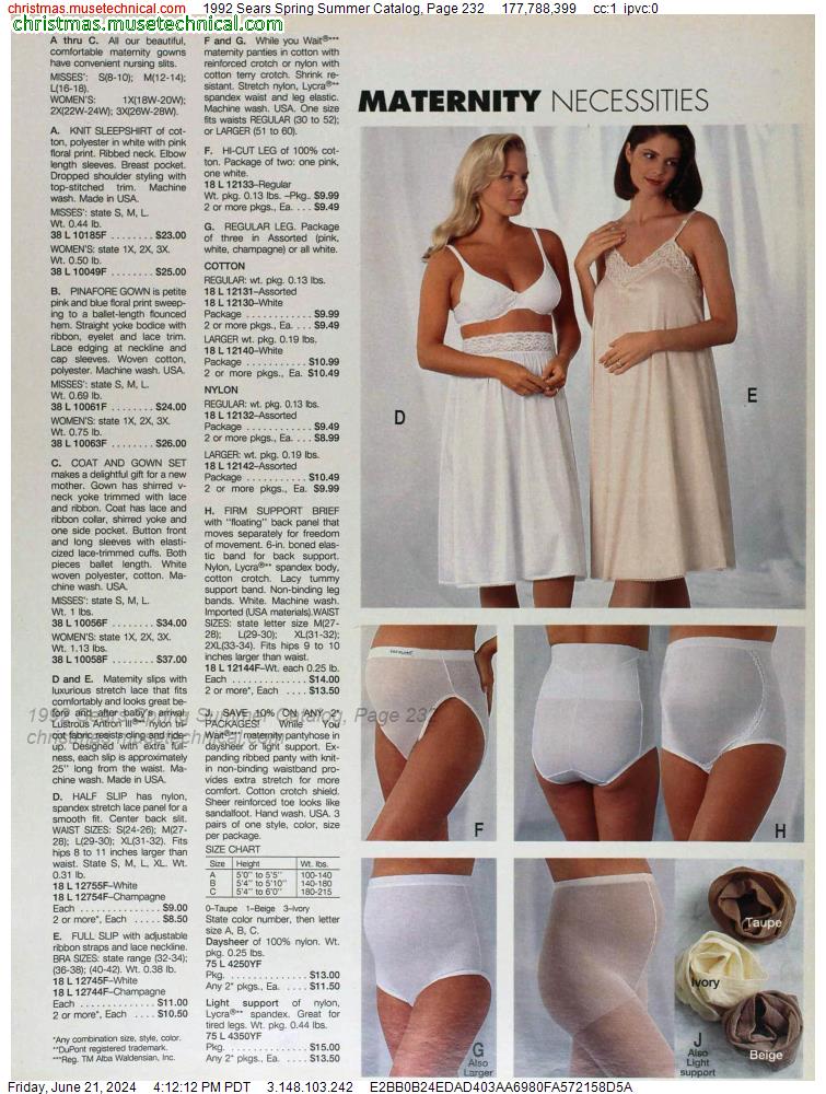 1992 Sears Spring Summer Catalog, Page 232