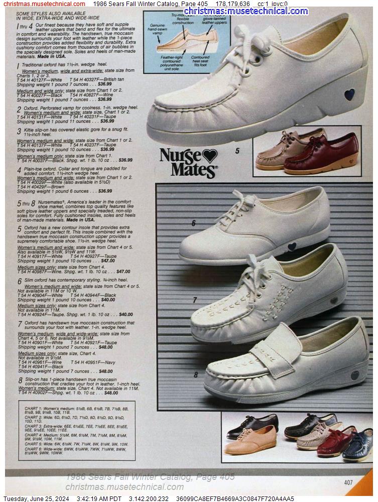 1986 Sears Fall Winter Catalog, Page 405