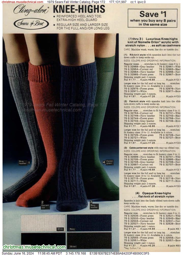 1979 Sears Fall Winter Catalog, Page 172