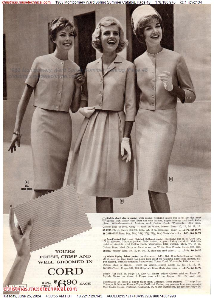1963 Montgomery Ward Spring Summer Catalog, Page 48