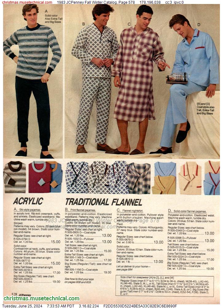 1983 JCPenney Fall Winter Catalog, Page 578
