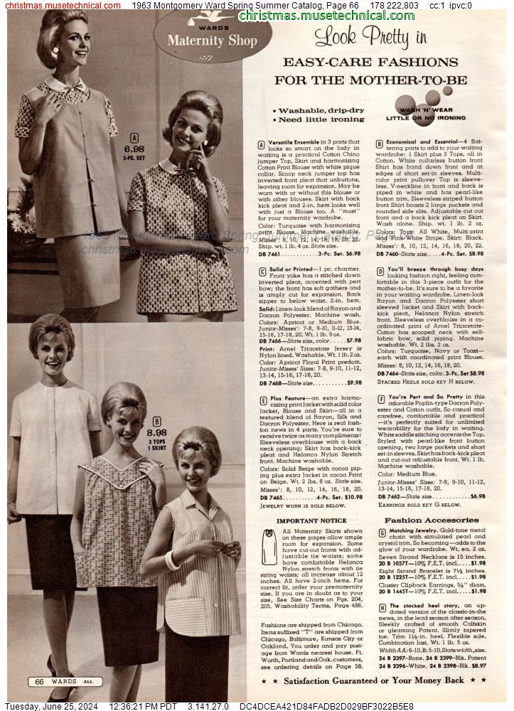 1963 Montgomery Ward Spring Summer Catalog, Page 66