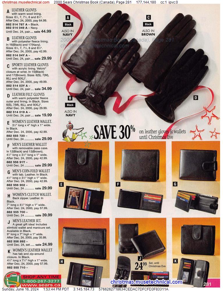 2000 Sears Christmas Book (Canada), Page 281
