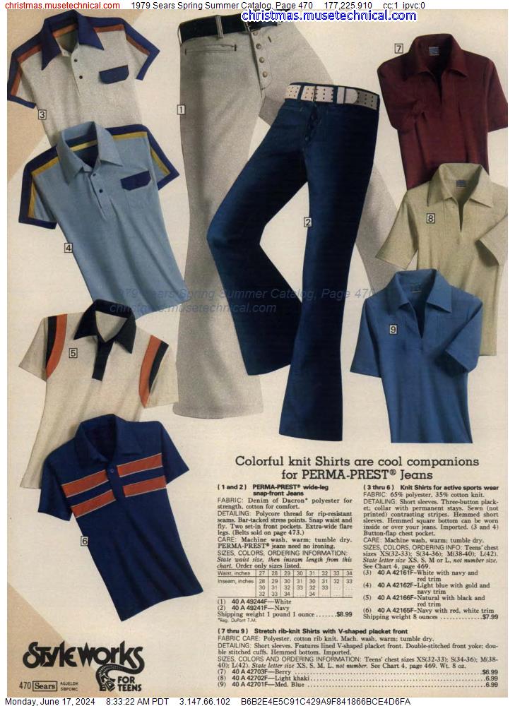 1979 Sears Spring Summer Catalog, Page 470