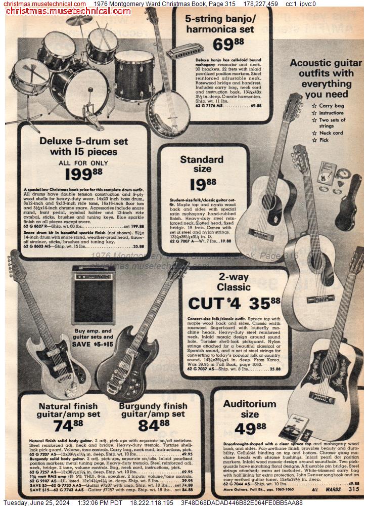 1976 Montgomery Ward Christmas Book, Page 315