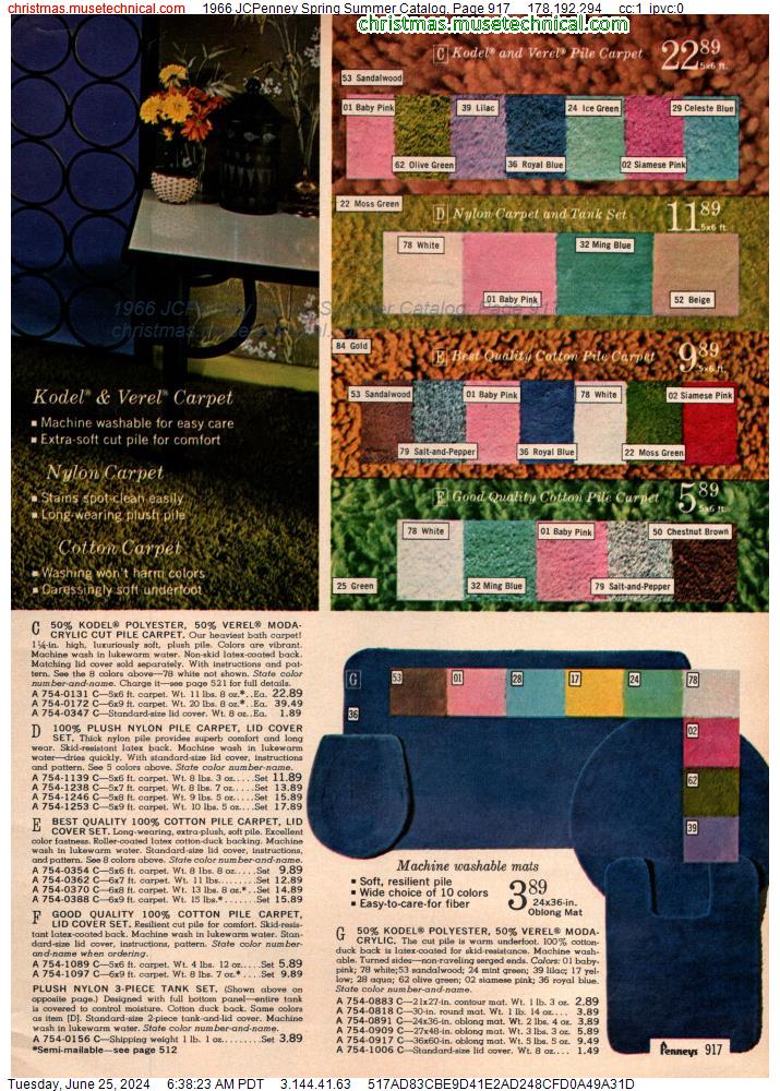 1966 JCPenney Spring Summer Catalog, Page 917