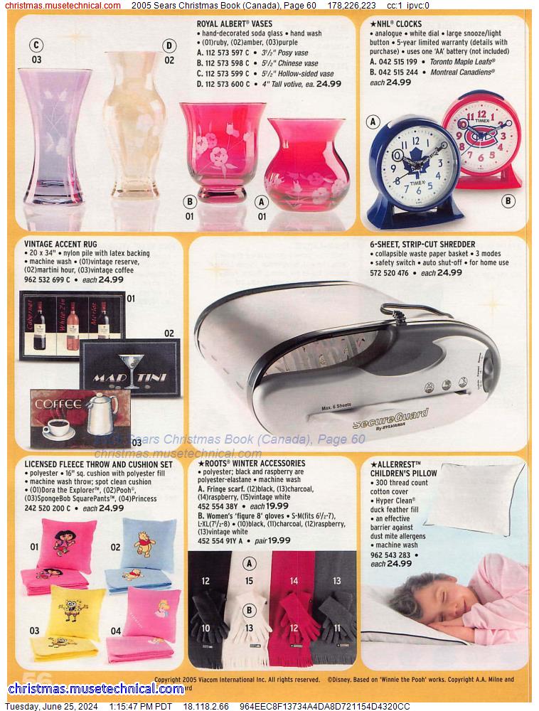 2005 Sears Christmas Book (Canada), Page 60