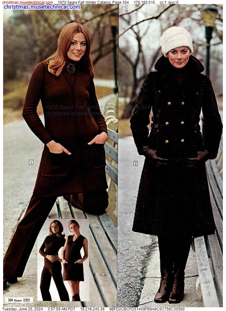 1970 Sears Fall Winter Catalog, Page 304