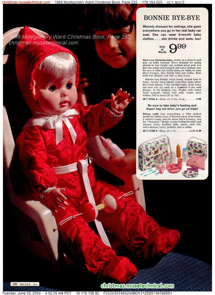 1969 Montgomery Ward Christmas Book, Page 252