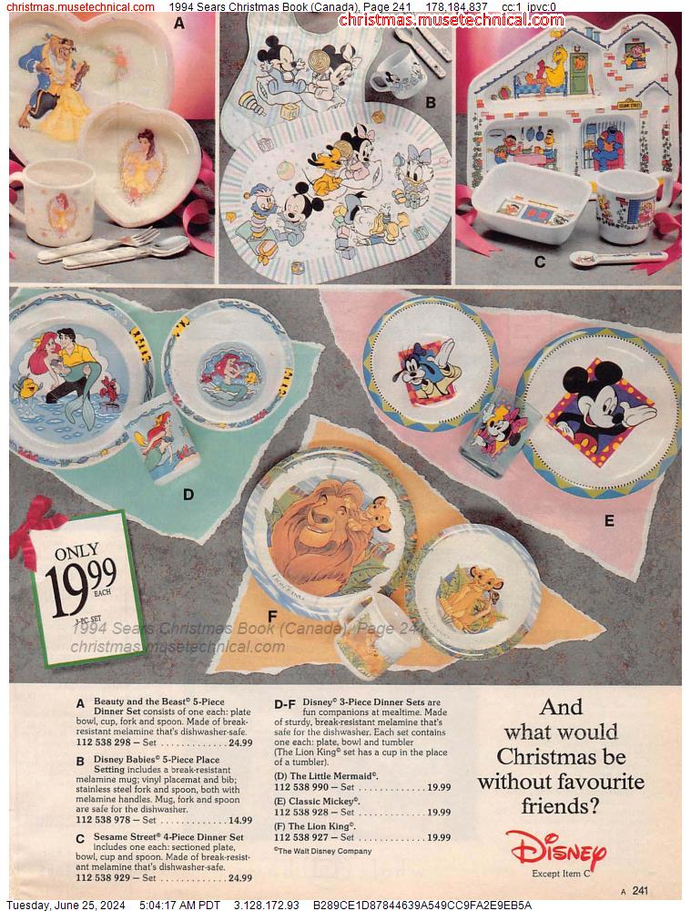 1994 Sears Christmas Book (Canada), Page 241