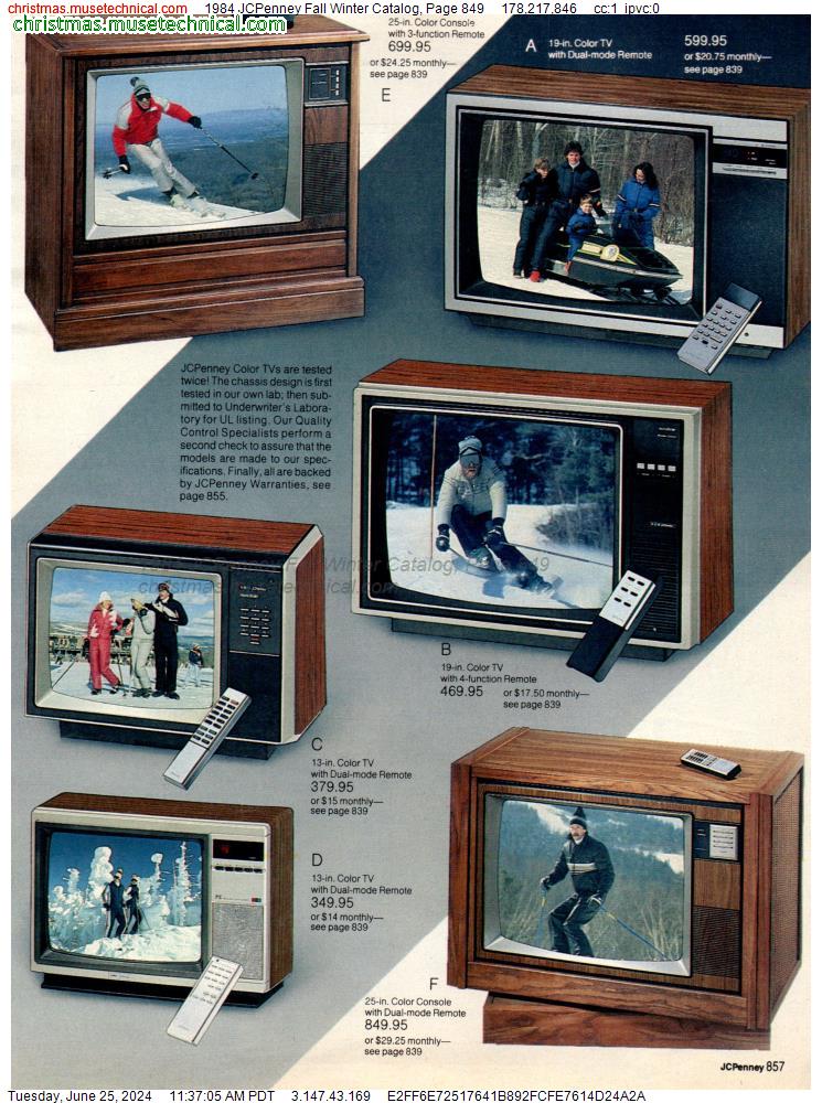 1984 JCPenney Fall Winter Catalog, Page 849