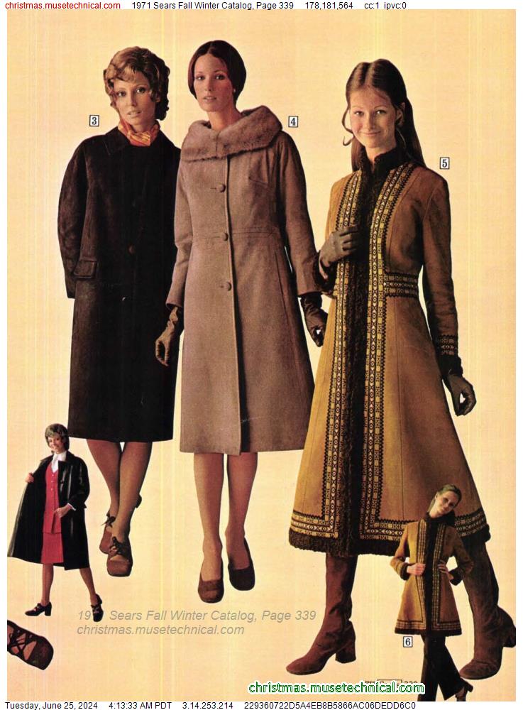 1971 Sears Fall Winter Catalog, Page 339
