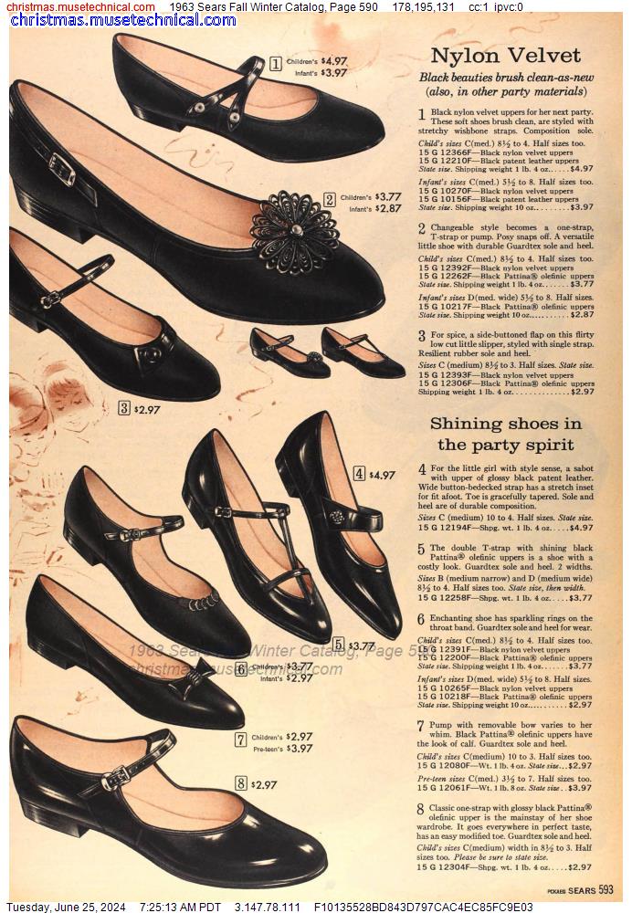 1963 Sears Fall Winter Catalog, Page 590