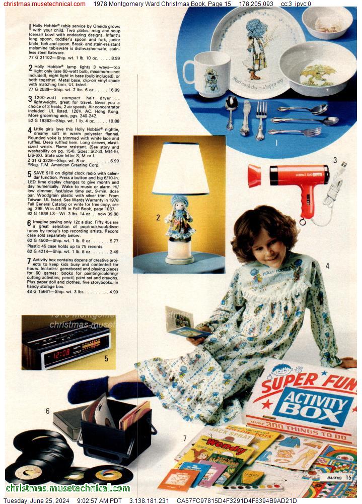 1978 Montgomery Ward Christmas Book, Page 15