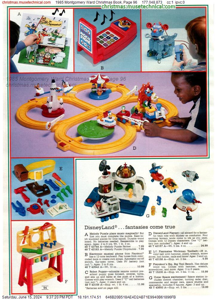 1985 Montgomery Ward Christmas Book, Page 96